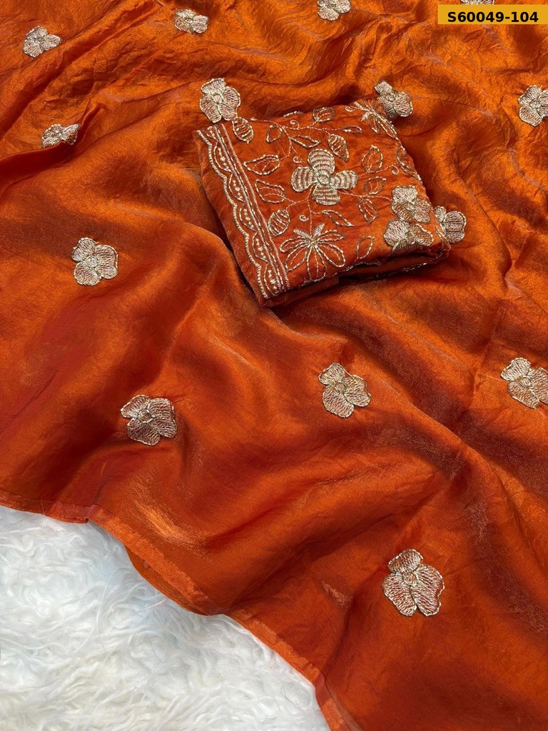 Fancy Rangoli Crush Saree