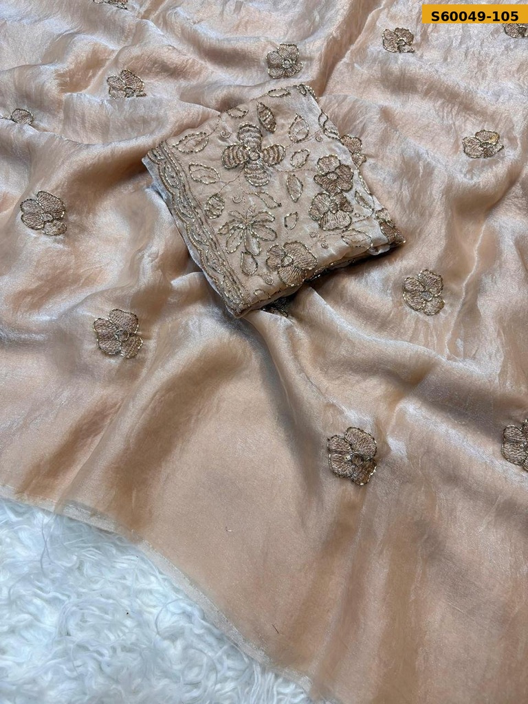 Fancy Rangoli Crush Saree