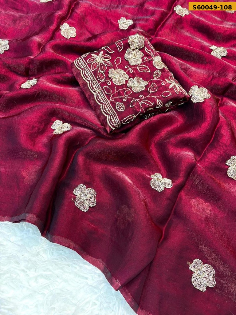 Fancy Rangoli Crush Saree