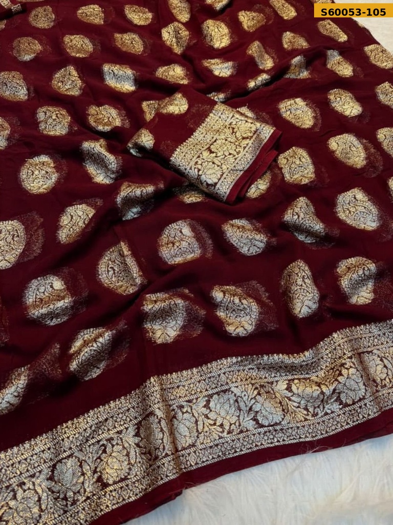 Fancy Viscose Georgette Saree