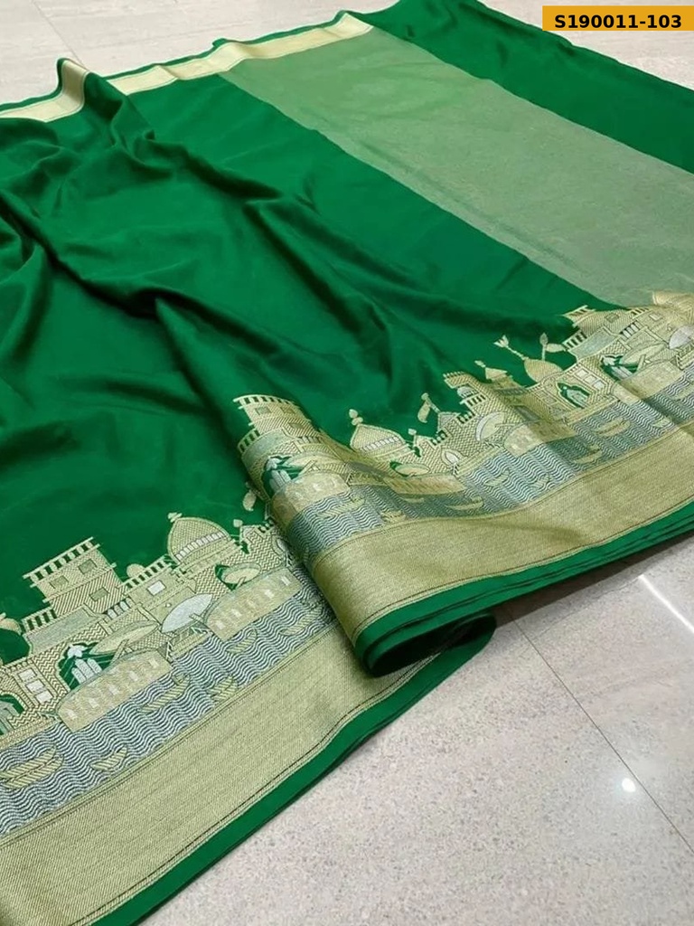 Fancy Banarasi Soft Warm Silk Saree