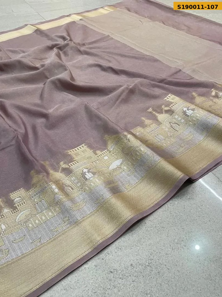 Fancy Banarasi Soft Warm Silk Saree
