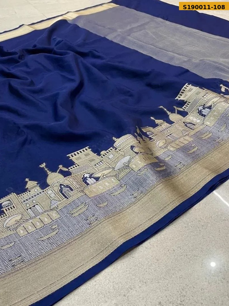Fancy Banarasi Soft Warm Silk Saree