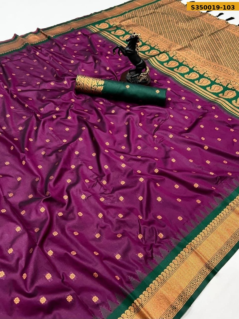 Fancy Kanji Gadwal Silk Saree