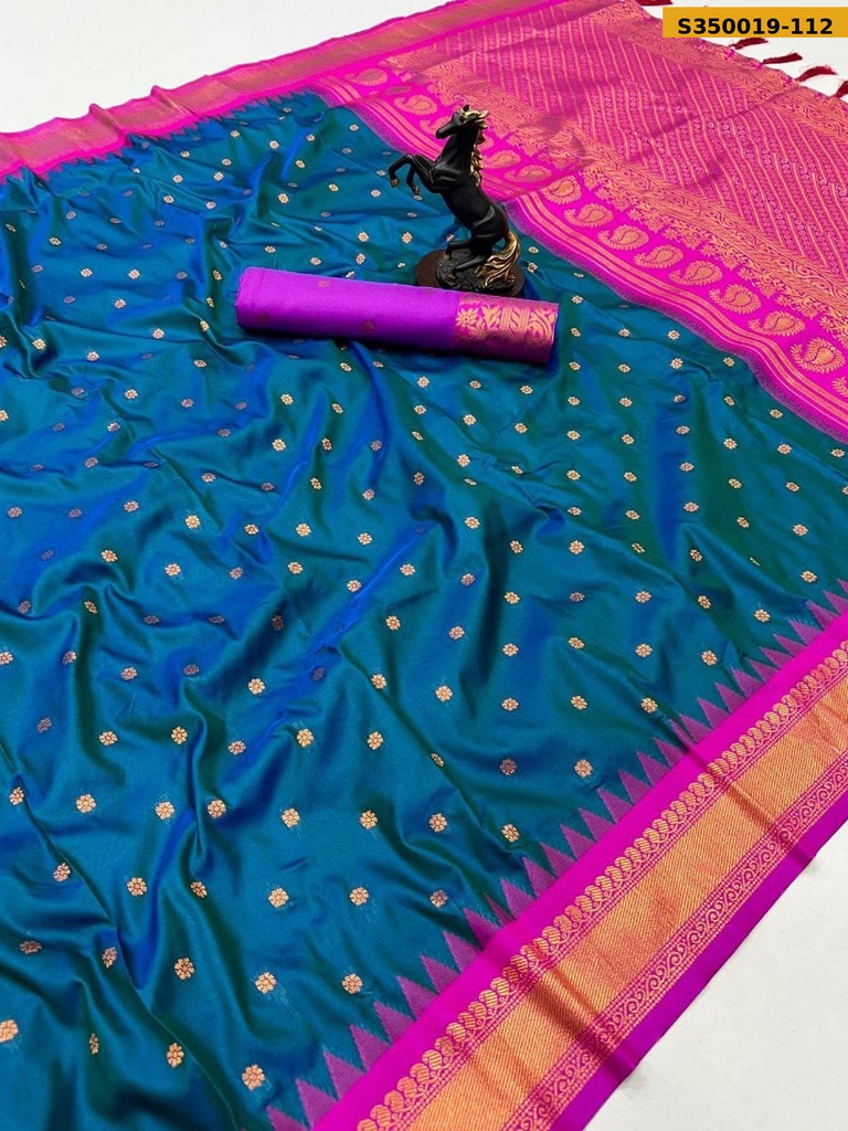 Fancy Kanji Gadwal Silk Saree