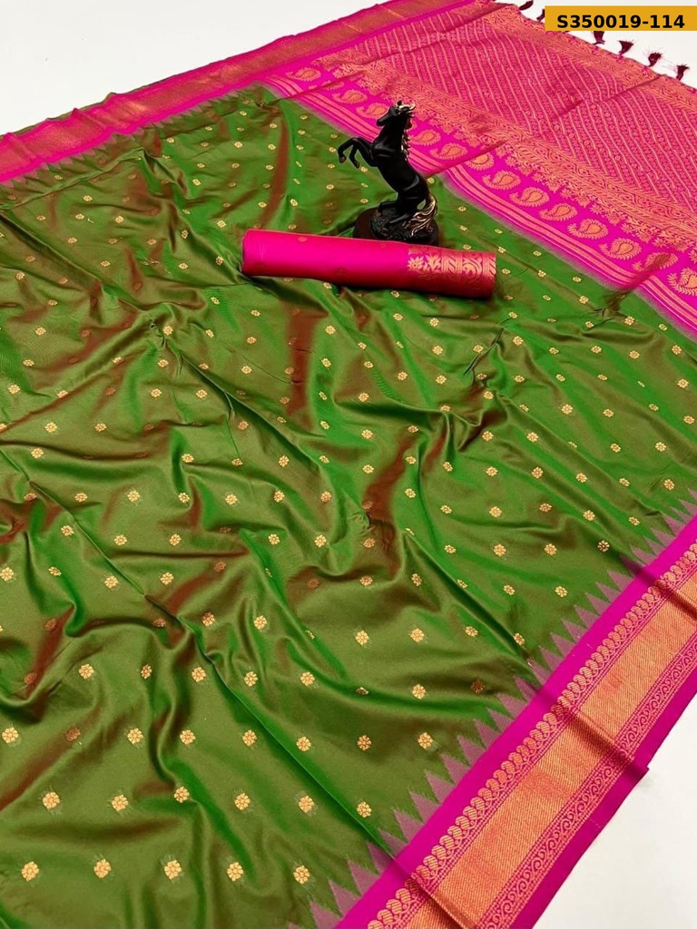 Fancy Kanji Gadwal Silk Saree