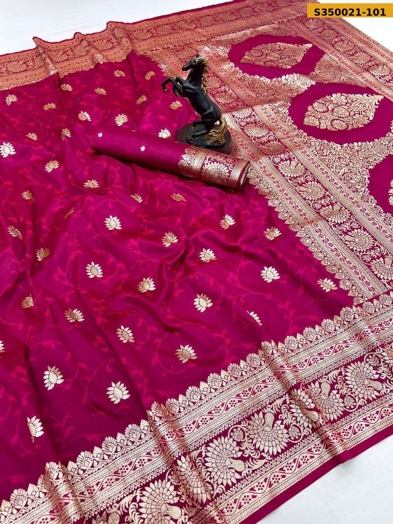 Fancy Soft Banarasi Silk Saree