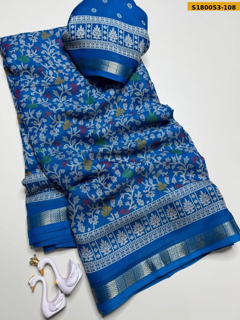 Fancy Soft Marshmallow Saree