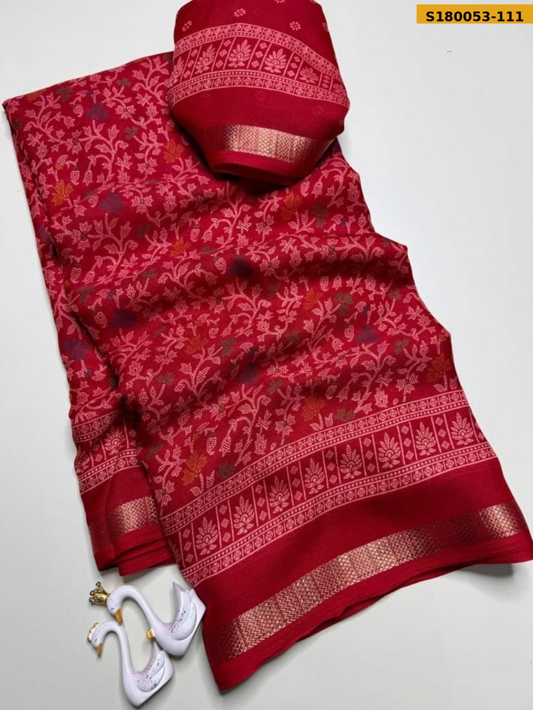 Fancy Soft Marshmallow Saree