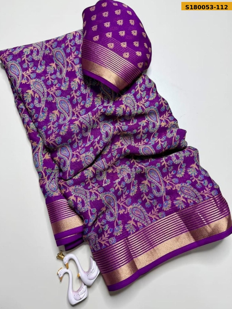 Fancy Soft Marshmallow Saree