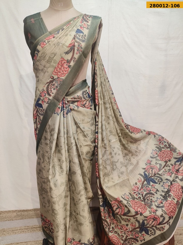 Fancy Shikha Cotton Tissue silk saree