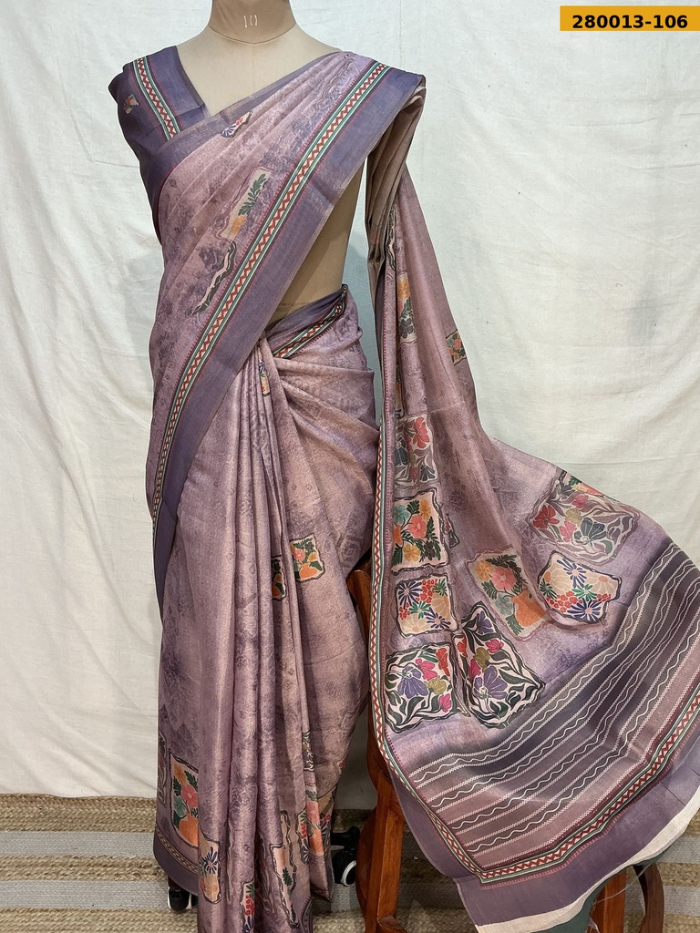 Fancy Shikha Cotton Tissue silk saree