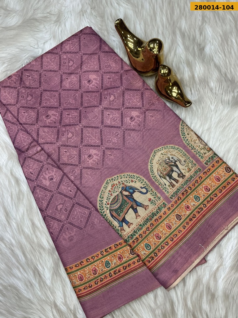 Fancy Shikha Cotton Tissue silk saree