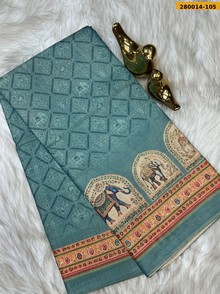 Fancy Shikha Cotton Tissue silk saree