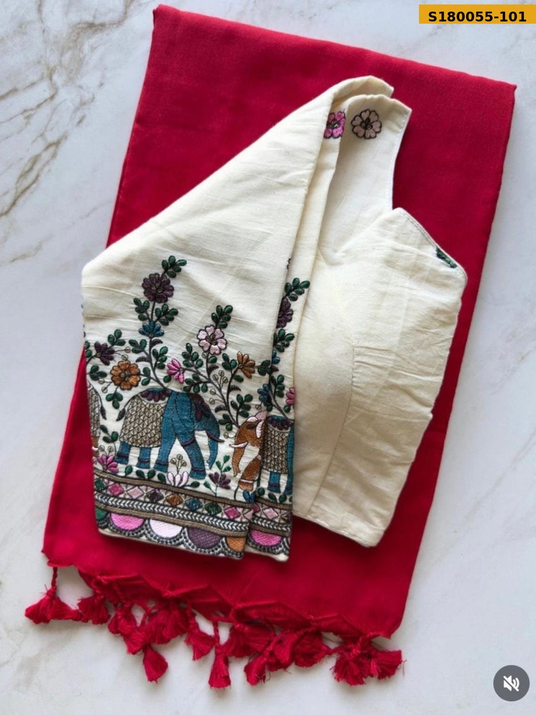 Fancy Khadi Cotton Saree