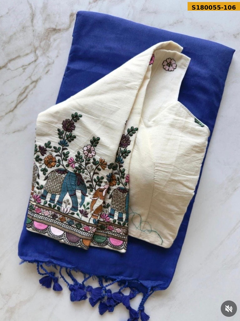 Fancy Khadi Cotton Saree