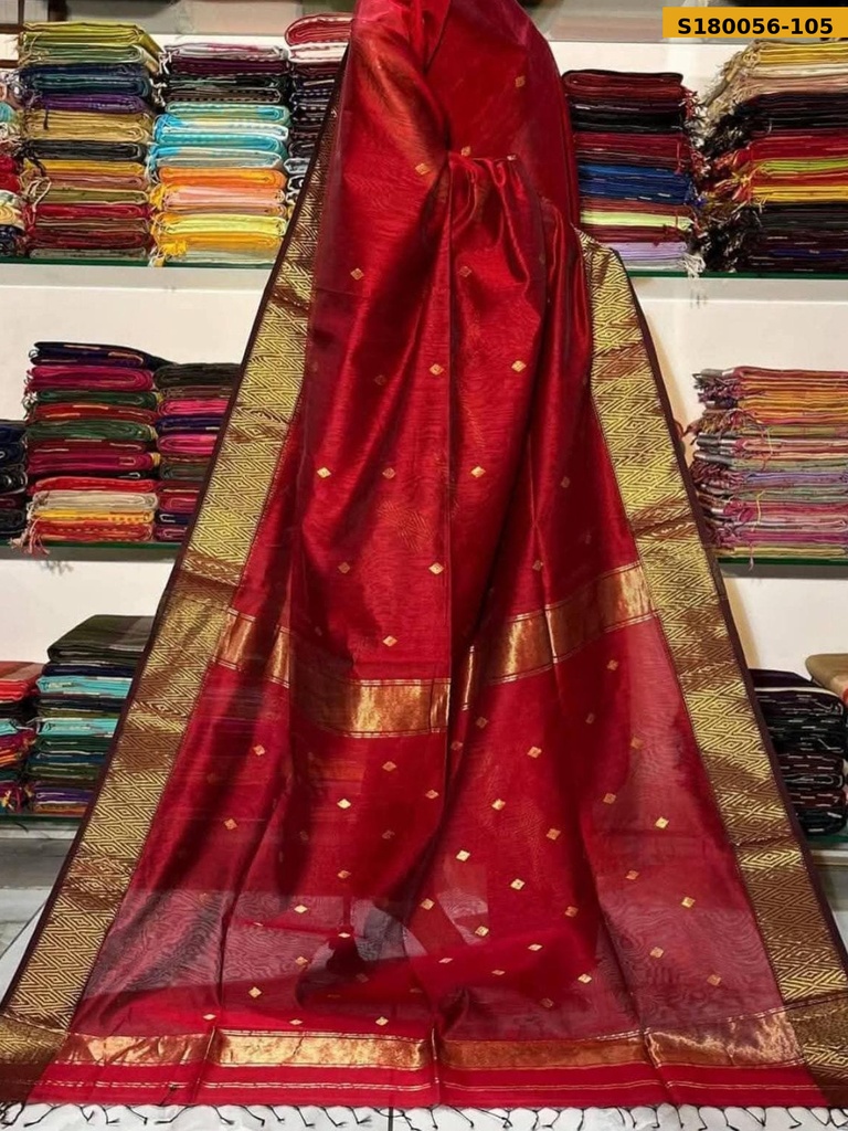 Fancy Maheshwari Cotton Silk Sarees