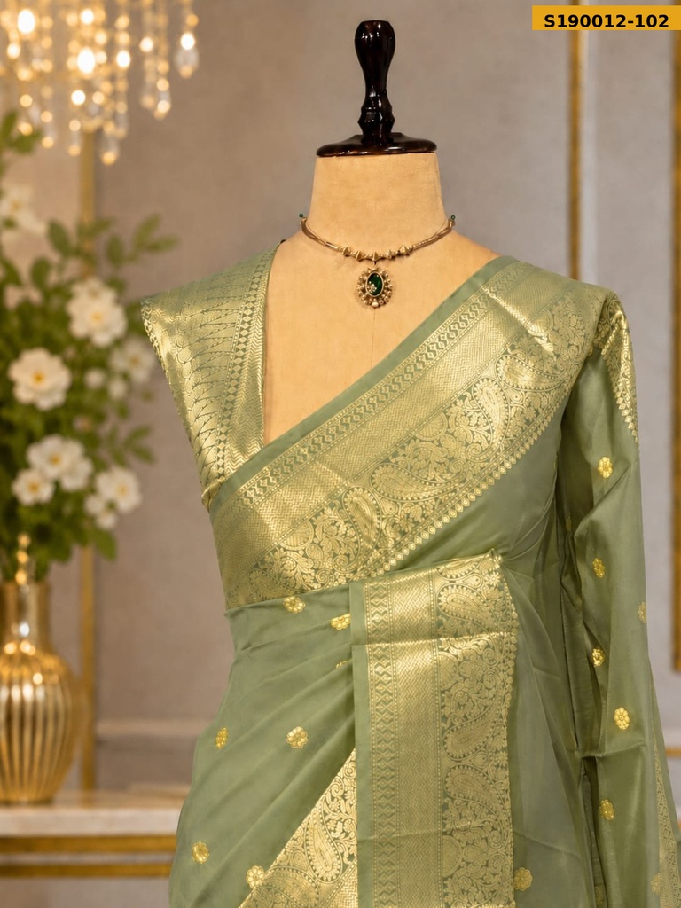Fancy Banarasi Katan Soft Silk Saree