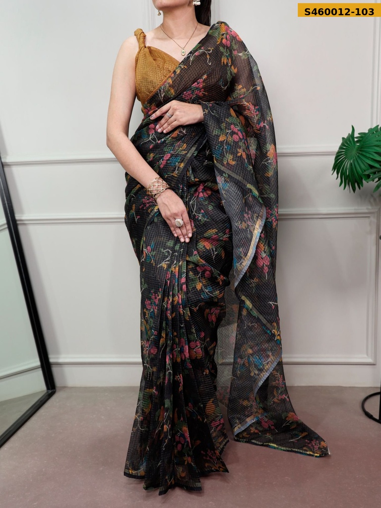 Fancy Kota Doria Saree
