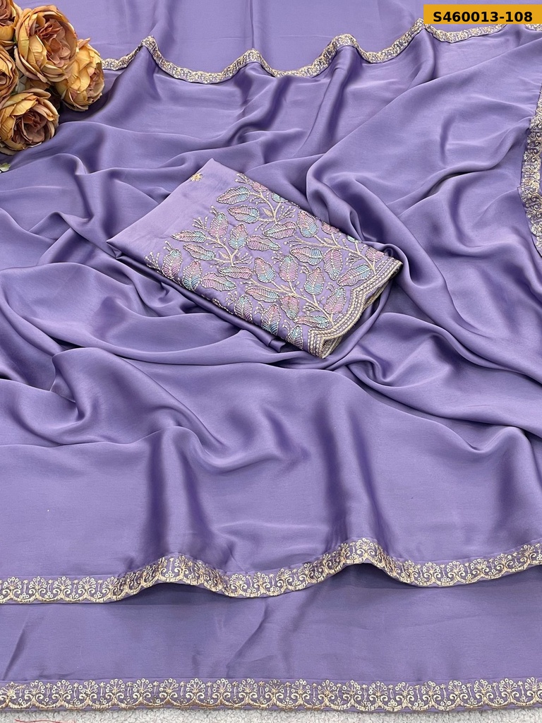 Fancy Japan Satin Saree