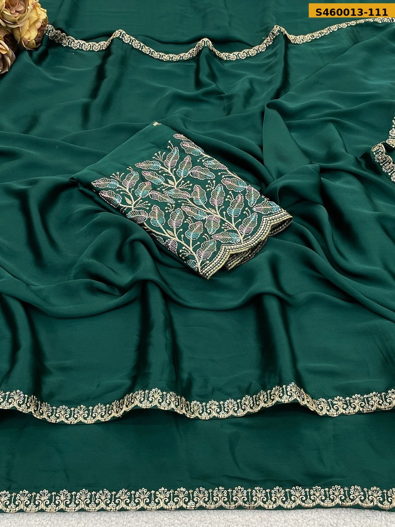 Fancy Japan Satin Saree