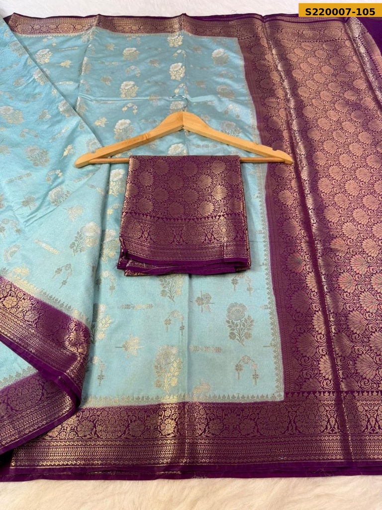 Fancy Banarasi Katan Soft Silk Sarees