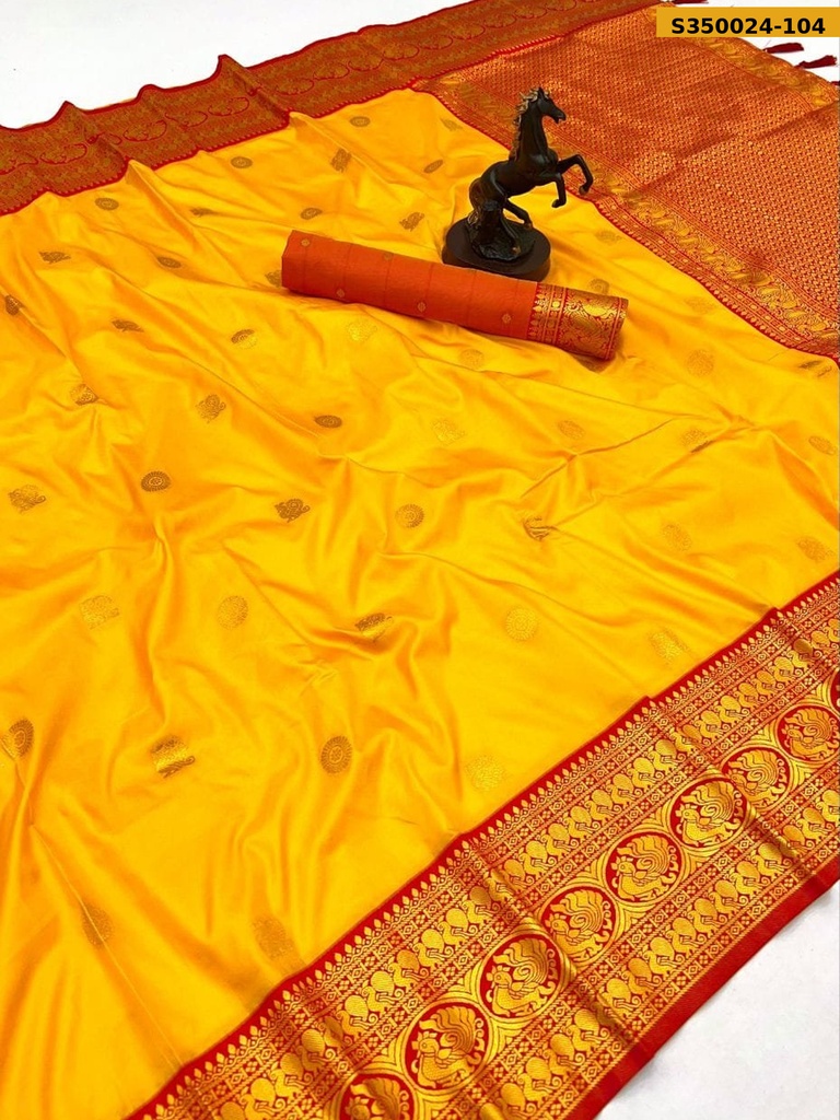 Fancy Gadwal Soft Silk Sarees