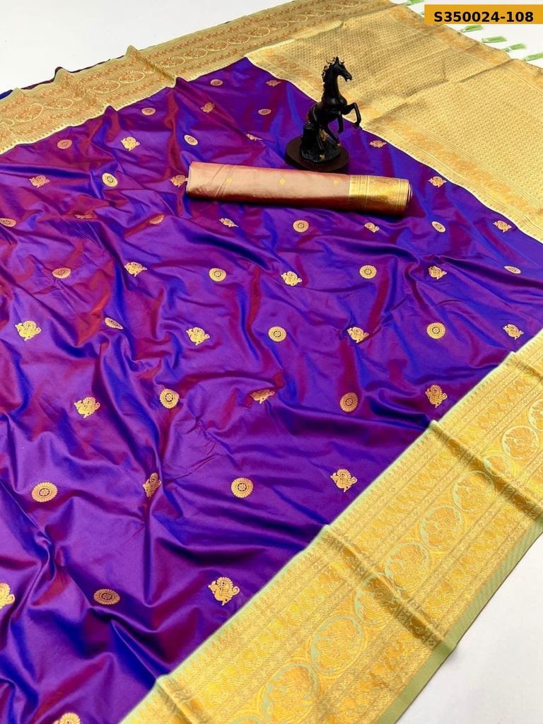 Fancy Gadwal Soft Silk Sarees