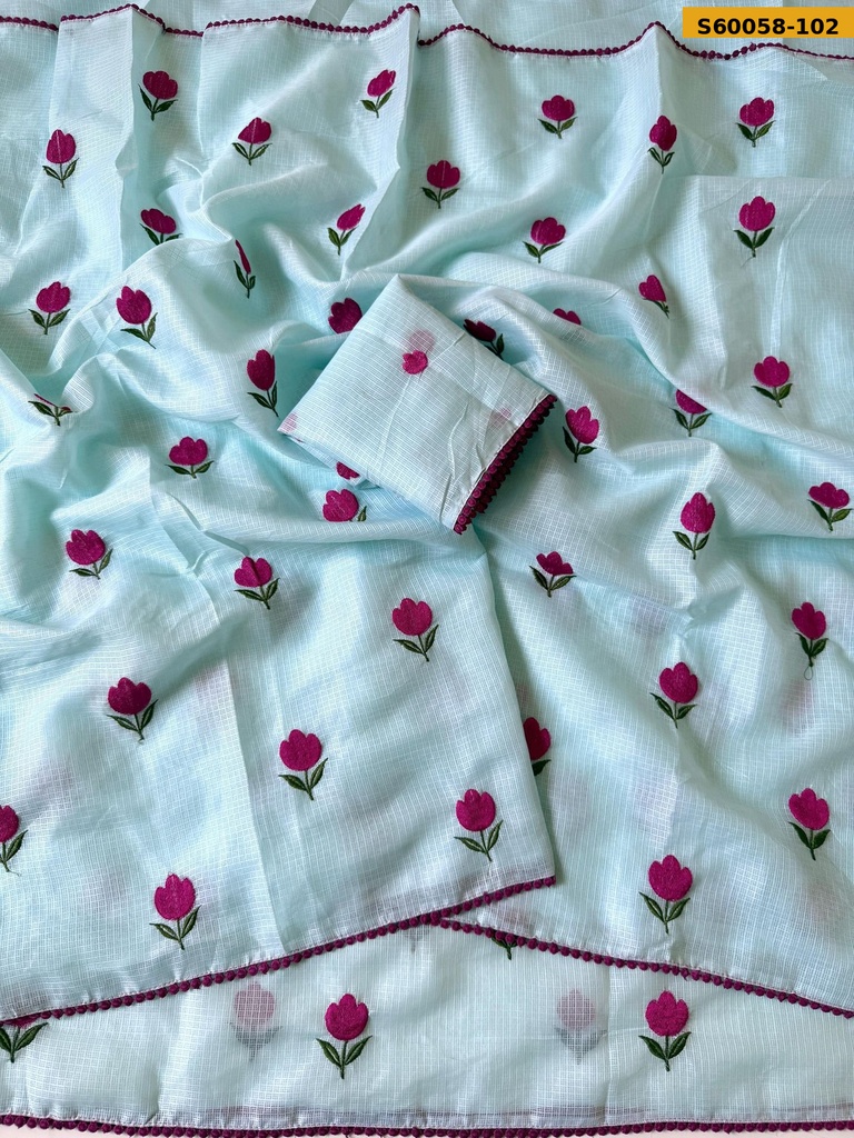 Fancy Kota Doriya Silk Saree