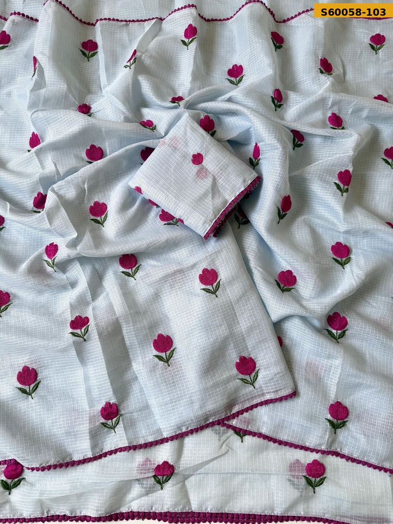 Fancy Kota Doriya Silk Saree