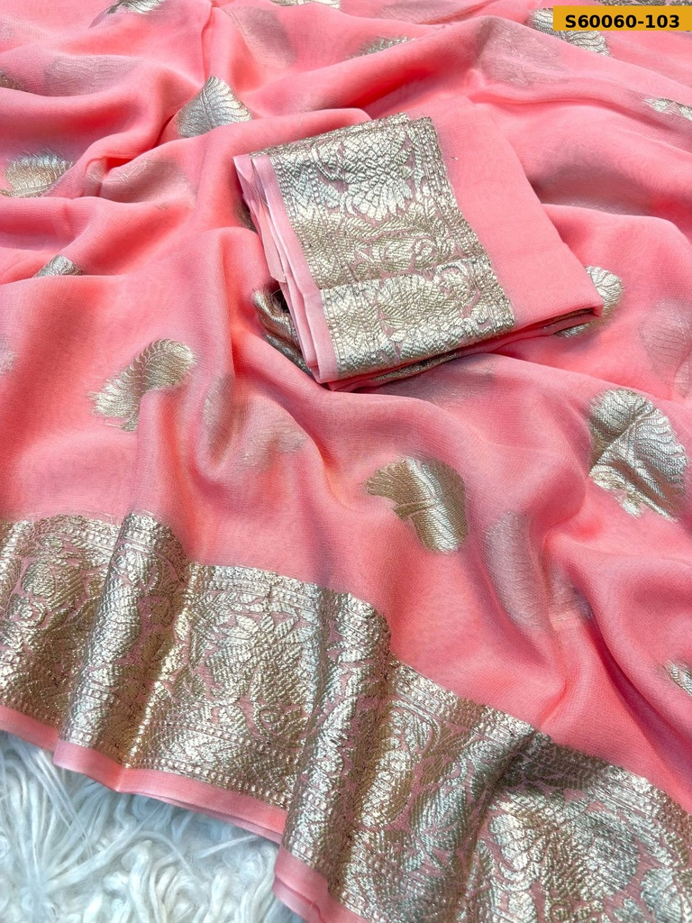 Fancy Viscose Georgette Saree