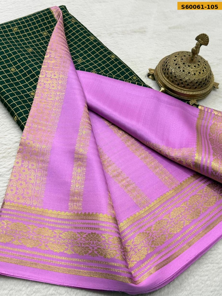 Fancy Crepe Silk  Saree
