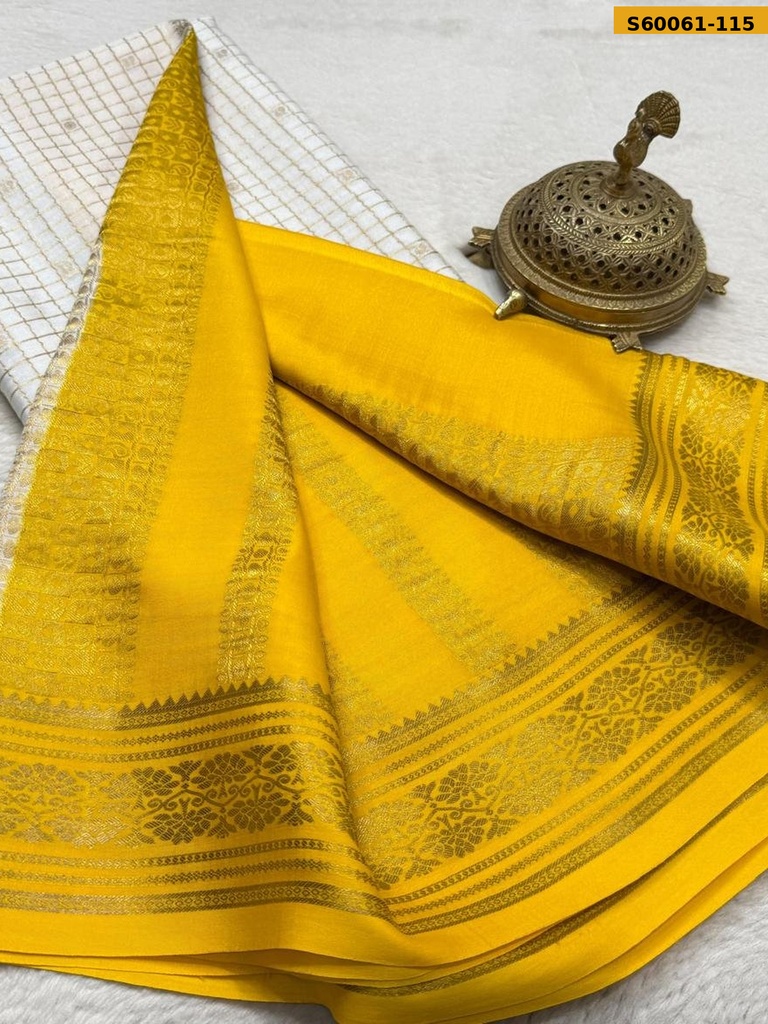 Fancy Crepe Silk  Saree