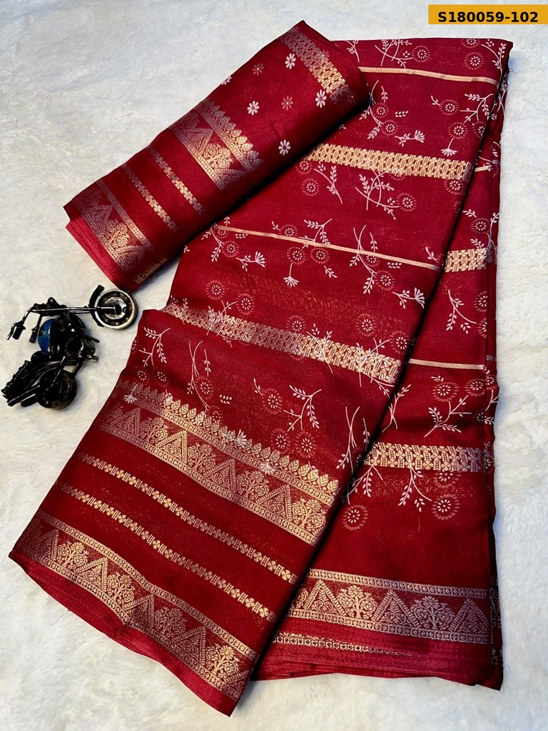 Fancy Mysore Silk  Saree
