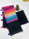 Fancy Linen Rainbow Saree