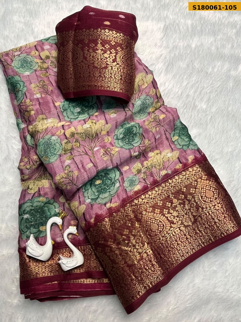 Fancy Mysore Silk Saree