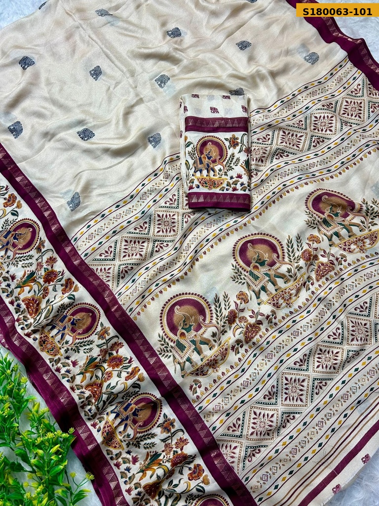 Fancy Marshmellow Saree