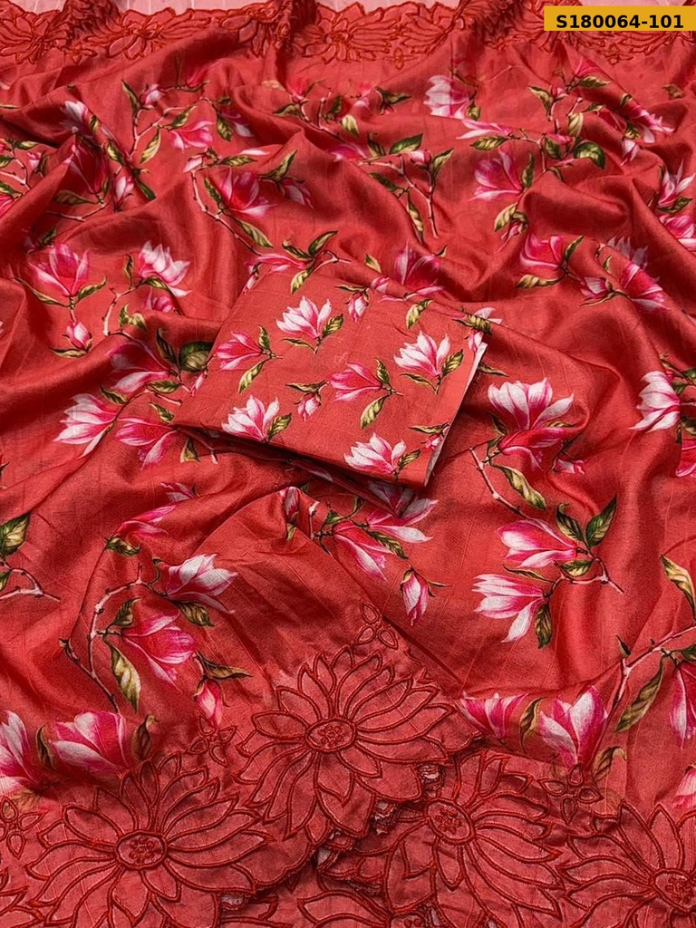 Fancy Tussar Silk Saree