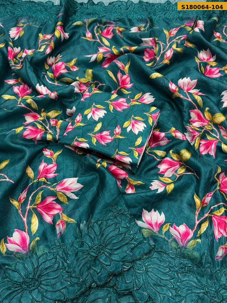 Fancy Tussar Silk Saree