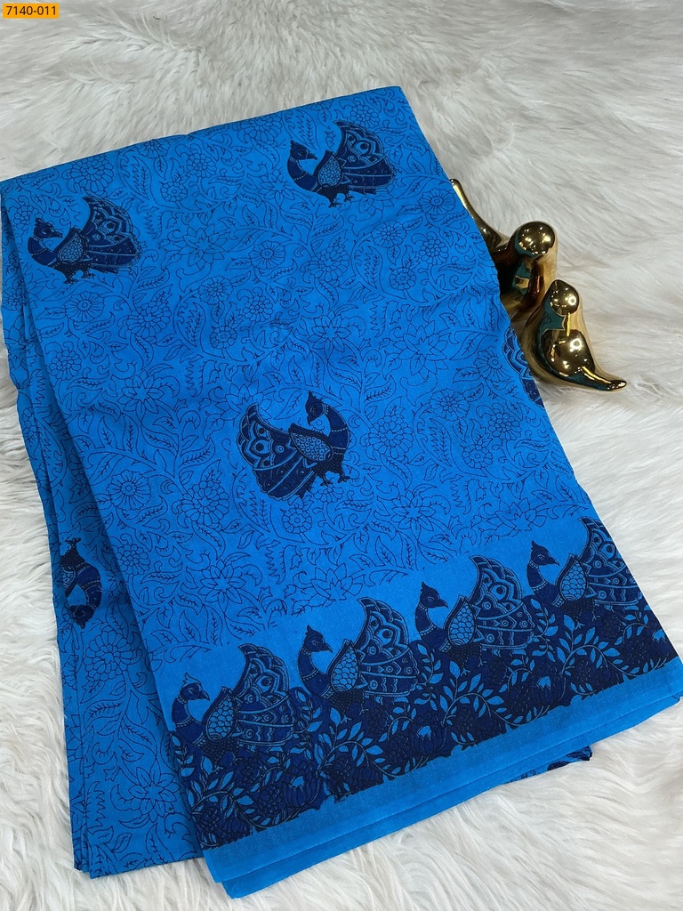 Kalamkari Printed Cotton Saree