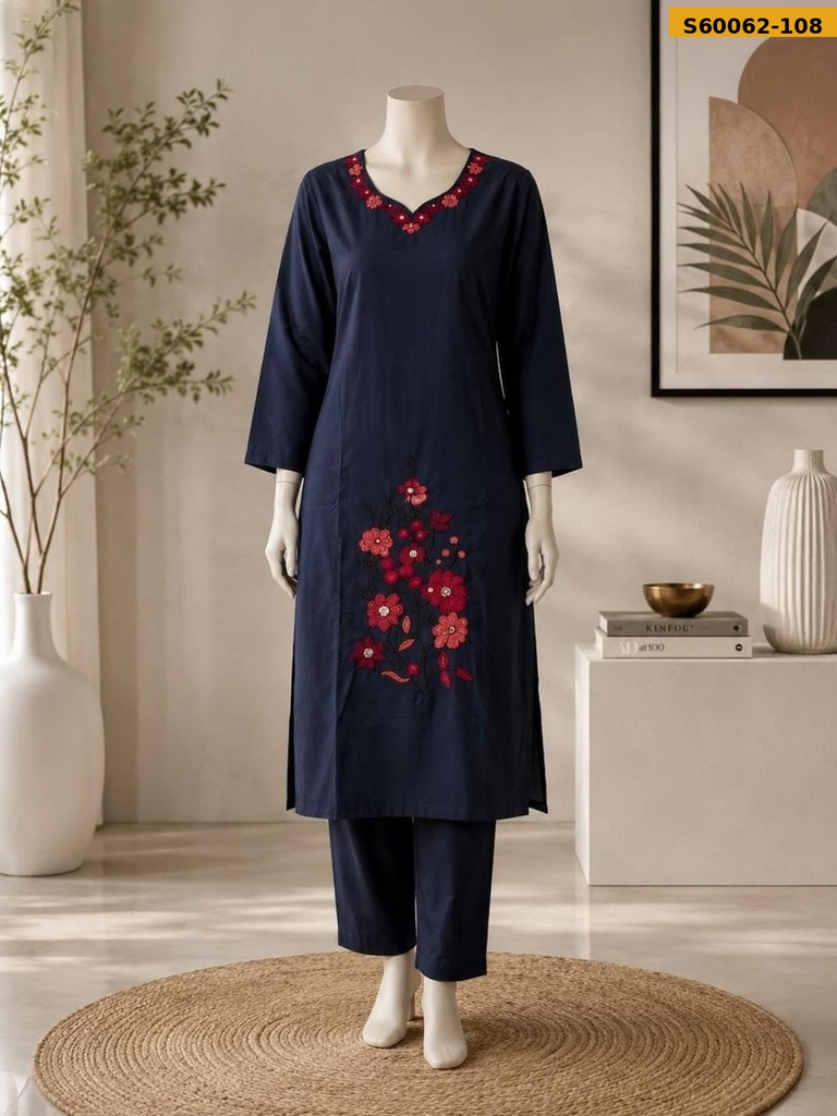 Fancy Dabu Cotton Coord Set