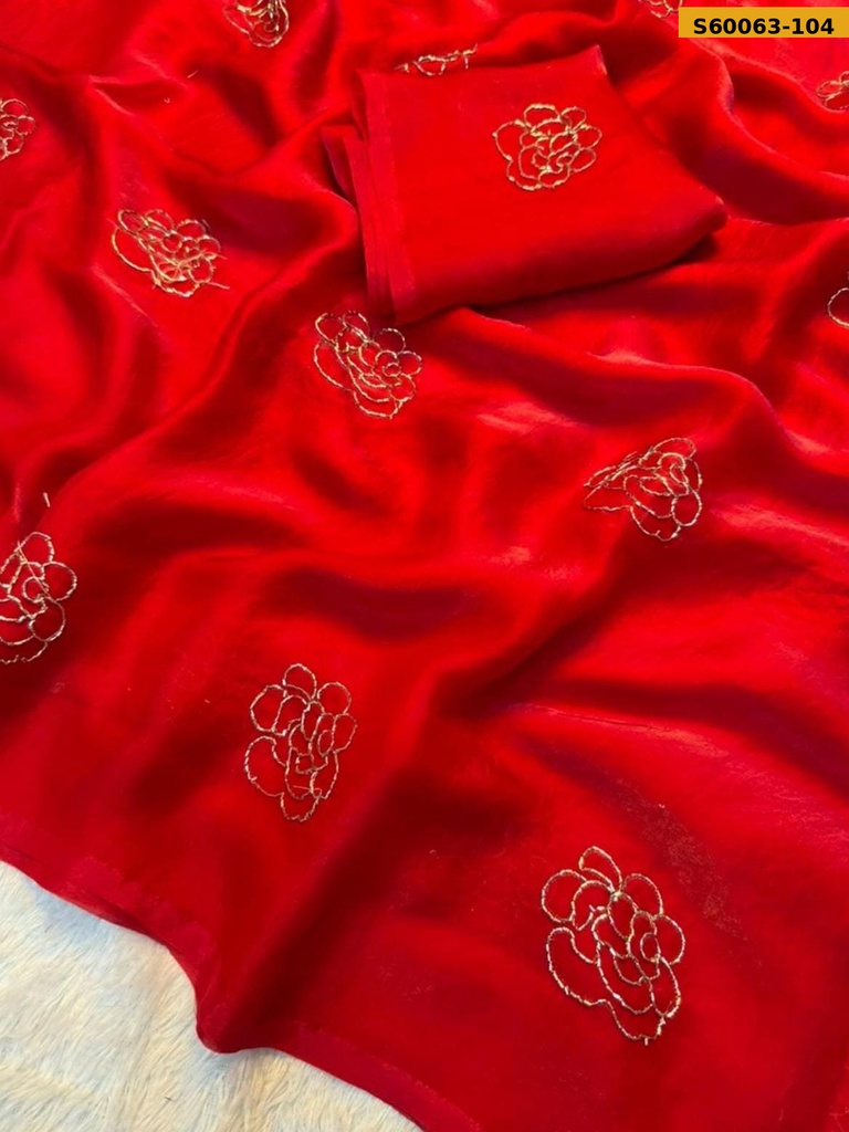 Fancy Two tone Space Silk Saree