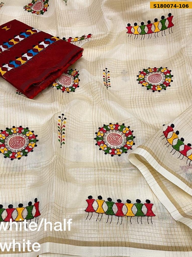 Fancy Manipuri Kota Checks Saree