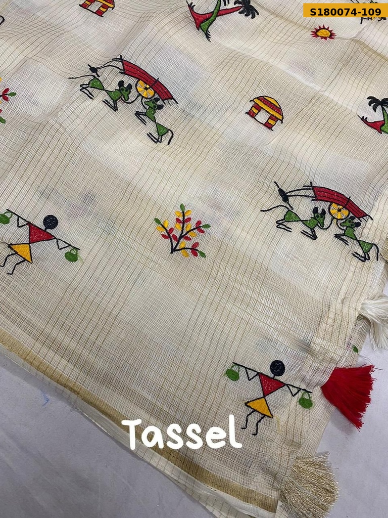 Fancy Manipuri Kota Checks Saree