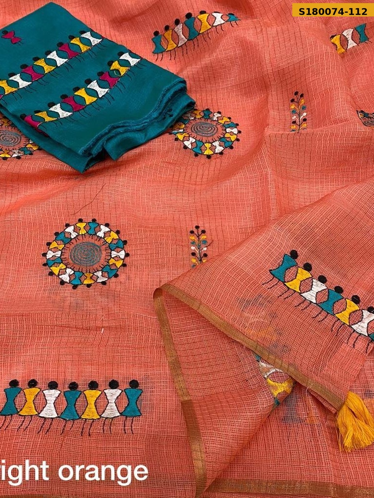 Fancy Manipuri Kota Checks Saree