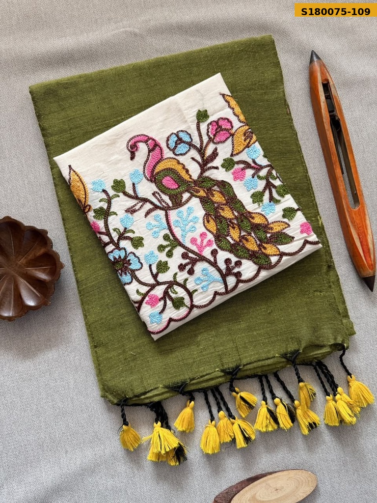 Fancy Khadi Cotton Saree
