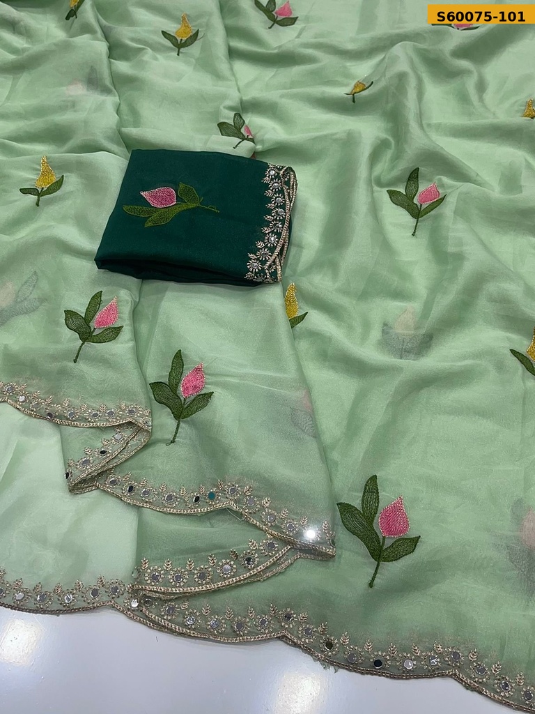 Fancy Soft Rangoli Silk Saree