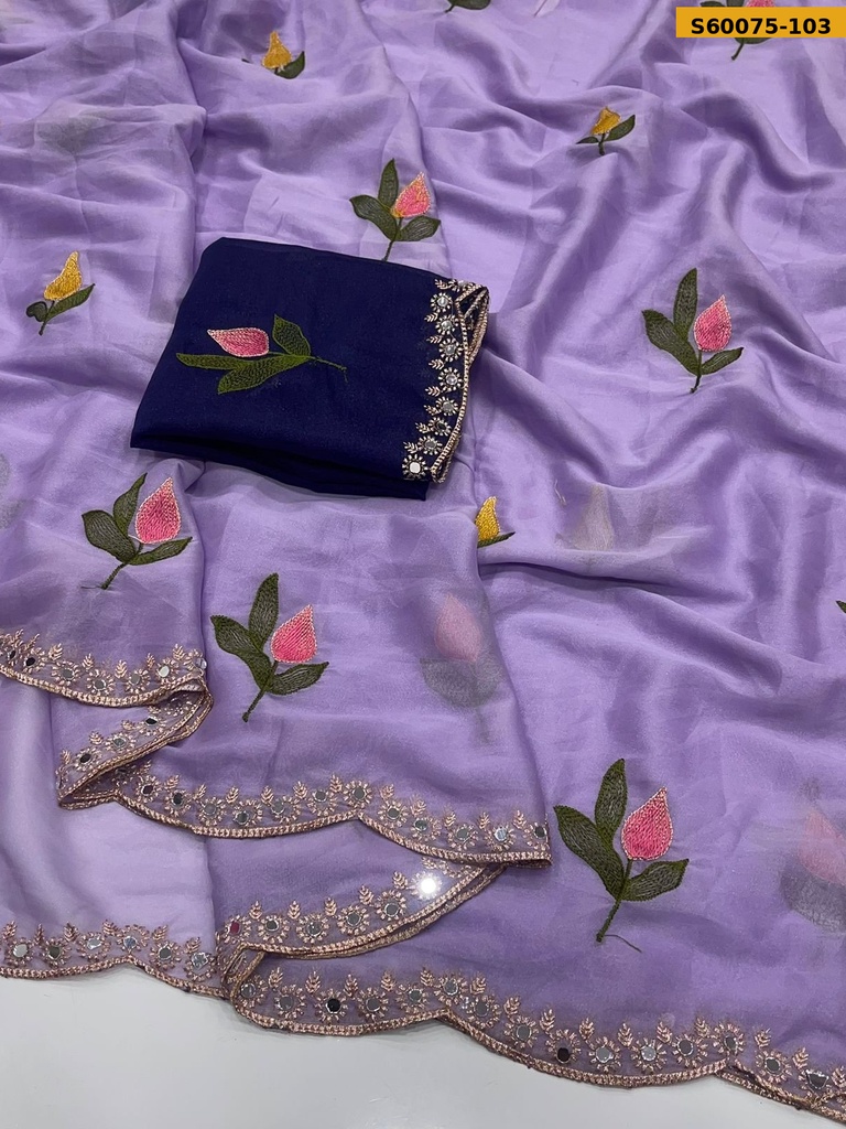 Fancy Soft Rangoli Silk Saree
