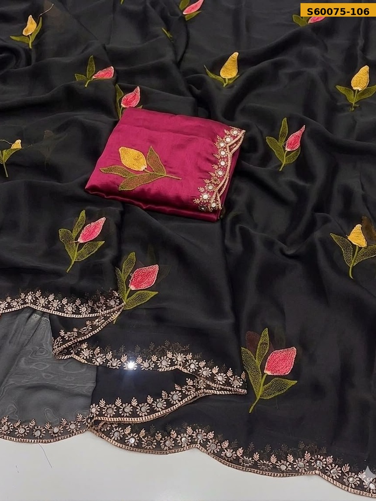 Fancy Soft Rangoli Silk Saree