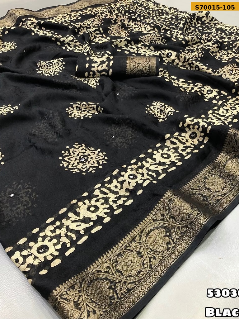 Fancy Marshmello Bandhani Printed Saree Saree